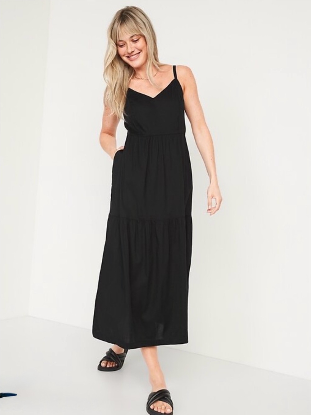 Old Navy Cami swing maxi dress